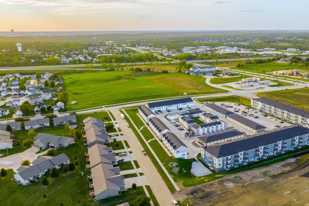 Drone view of Forge65